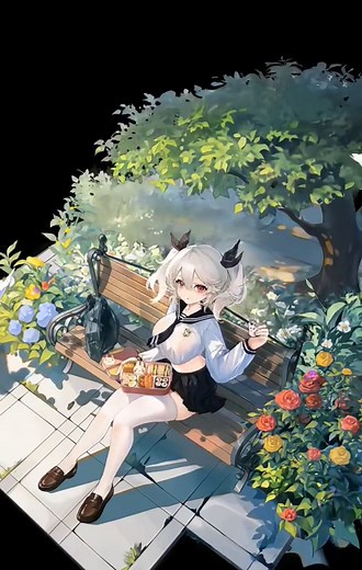 Cozy Anime Garden Live Wallpaper - 4K Relaxing Vibes