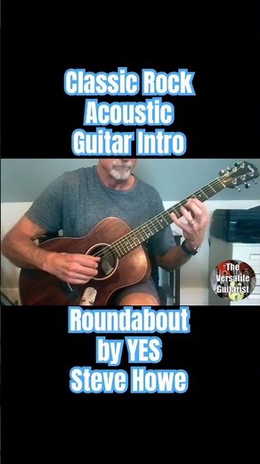 Roundabout by YES - Acoustic Guitar Cover. #guitarcover #acousticguitar #guitarist #shorts #guitar