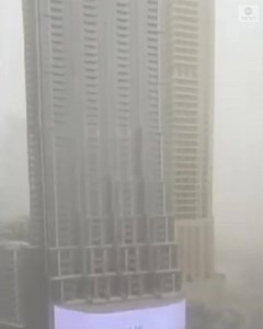 59K views · 507 reactions | Dubai's skyscrapers barely visible as cities across the United Arab Emirates reported sandstorms followed by heavy rain. https://abcn.ws/3eMNsGv | ABC News | Facebook