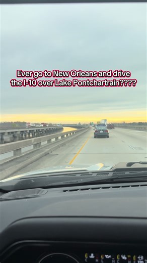 The I-10 insterstate to New Orleans can be a fun ride, under it by mini jet boat🤠. #nola #lakeponchatrain #louisianacheck