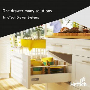 46 reactions | InnoTech is a versatile Drawer System made of stainless steel with individual DesignSide. Along with a soft-closing mechanism, it ensures silent and effortless drawer movement, making it a delight. Make this fit to your front panels if you like. It's all about your creativity! To know more, visit www.hettich.com or call us on 1800 209 2096 . . . . #hettich #winstorage #feelstyle #enjoycomfort #fascinaction #drawersystems #innotech #germanquality | Hettich India | Facebook