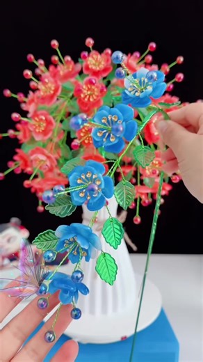 Handmade DIY Beads Flowers for Home Décor