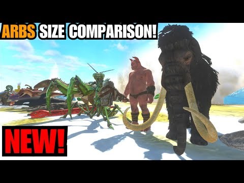 *NEW* ARBS SIZE COMPARISON - ANIMAL REVOLT BATTLE SIMULATOR