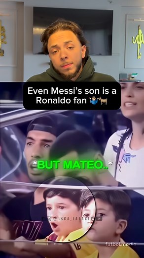 2.4M views · 173K reactions | #messi son is a #ronaldo fan 路‍♂️ #football #soccer #futbol #cristianoronaldo #cr7 #cristiano #leomessi #lionelmessi #reels | Ibra.tatari | Facebook