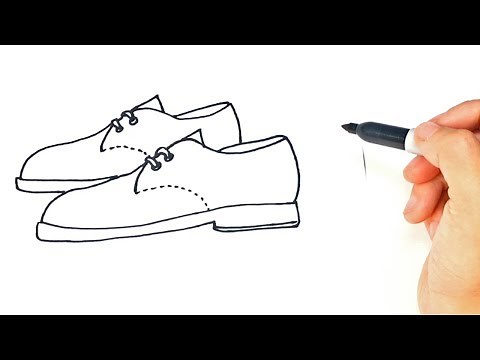 How to draw a Pair of Shoes Step by Step