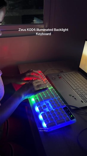 Zeus K004 Illuminated Backlight Keyboard and Mouse Bundle