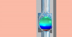 Simulating Fluid-Structure Interaction in a Ball Check Valve