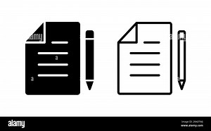 Document icon vector. Paper icon. File Icon Stock Vector Image & Art - Alamy