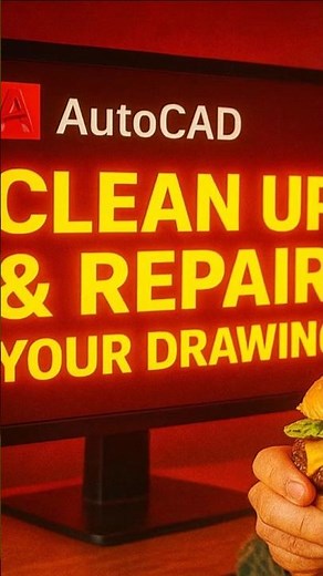 (EN) AutoCAD Glitch? Try This ONE Command to Fix Everything Instantly! ⚡