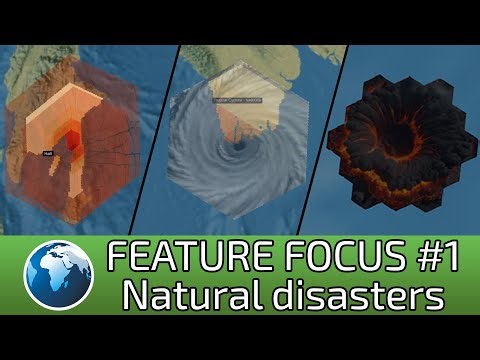 Natural Disasters Simulation in Terra Engine v0.0.14