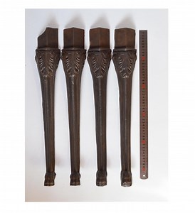 Set of 4, Antique Table Legs, Decoration Hardware for Restoration - Etsy