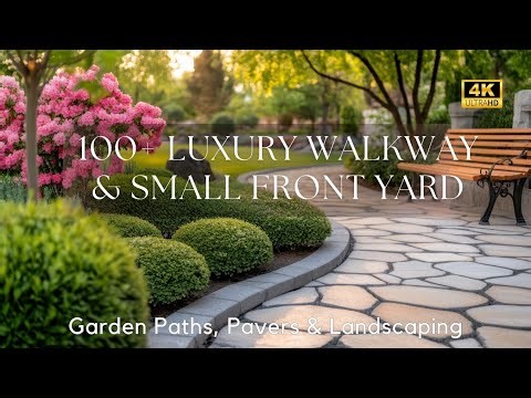100+ Luxury Walkway & Small Front Yard Ideas: Garden Paths, Pavers & Landscaping Design