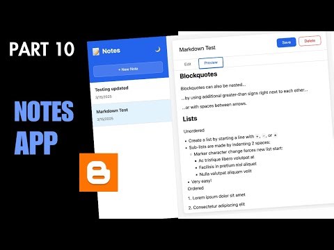 How To Add A Custom Notes Taker App To Your Blogger Website