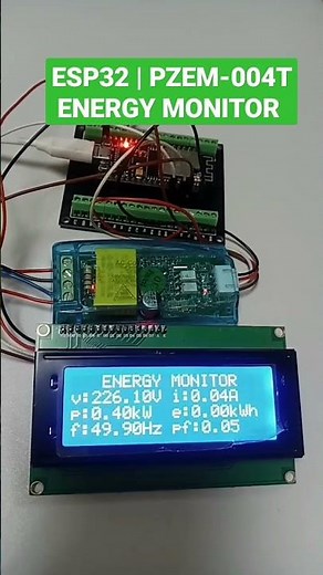 ESP32 | PZEM-004T ENERGY MONITOR