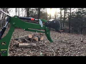 Bxpanded Thumb Install On 260B Backhoe