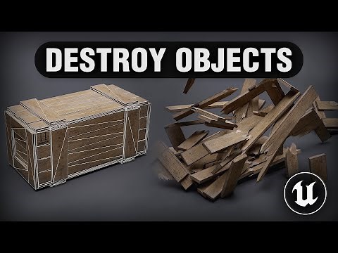 How to Destroy Objects in Unreal Engine 5 | Chaos Physics | UE5.4 Tutorial