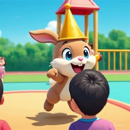 Cartoon Story: Elephant & Rabbit’s Magical Adventure” 🐘🐇✨