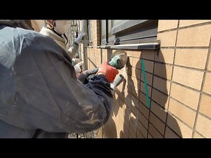 【現場LIVE】鉄筋コンクリート外壁タイルのはがし作業