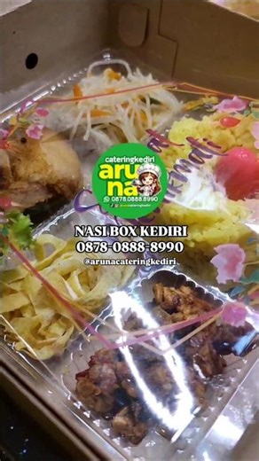 REKOMENDASI NASI KOTAK ACARA KEDIRI HARGA 15RB AN | ARUNA CATERING KEDIRI 087808888990 #shorts
