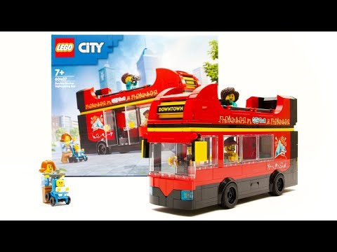 LEGO City Red Double-Decker Sightseeing Bus 60407 - Build