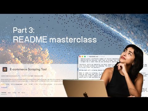 Build on Apify (Part 3): README Masterclass