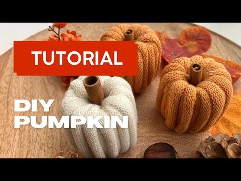 Tutorial Autumn Pumpkin, DIY Easy Fall Decoration | Quick Macrame Project 🍁✨