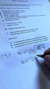 Cálculo distância da inclinação