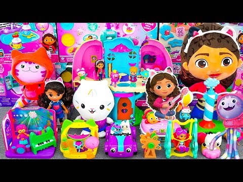GABBY’S DOLLHOUSE Collection Unboxing Review | Mystery Gabby dollhouse Mini dollhouse Garden Plyaset