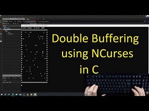 Live coding Double Buffering in C.