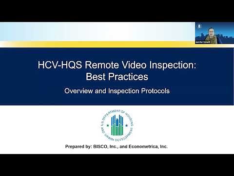 Remote Video Inspections: Overview and Inspection Protocols