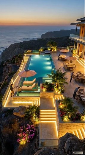 Building a Clifftop Luxury Infinity Pool 🌊✨