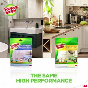 55 reactions | 3M™️Scotch-Brite™️High Performance Cloth Range is here with a fresh new look for your efficient cleaning experience around the house! Look out for these new packages in stores and don't forget to restock at https://s.3m.com/g397s9hb delivered right to your doorstep! #ScotchBriteMY | Scotch-Brite | Facebook