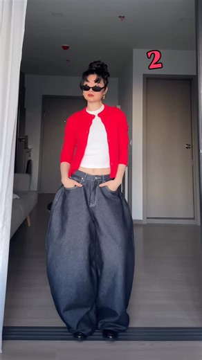 JJ on Instagram: "styling a red cardigan 10 ways🍒 A red cardigan is the perfect way to add that pop of boldness to your outfit✨ Which outfit is your favorite? . . . . . . . . . . ootd, outfit inspo, outfit of the day"