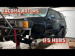 1st Gen Toyota 4unnner Gets Big Brake Upgrade! |IFS HUBS| Tacoma Rotors|Toyota Straight Axle|