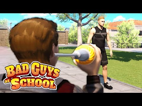 教師にロケット花火を撃ち込むかわいいイタズラをするゲーム『 Bad Guys at School 』