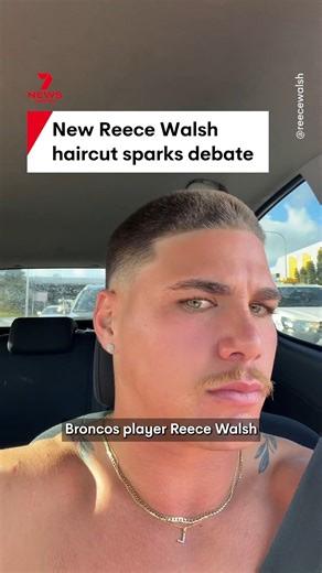 Broncos player Reece Walsh has been turning heads after farewelling his locks and revealing a new haircut to social media. His fresh look borders on a buzz with a skin fade. #ReeceWalsh #Broncos #NRL #Sport #Rugby | 7NEWS Brisbane