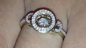 25K views · 437 reactions | Dancing Diamond Ring - CHRISTMAS SUPER SPECIAL $3499 10K Gold 0.20ct Diamonds SHOP NOW DURING OUR CHRISTMAS SALE for the BEST DEALS of the YEAR!!!!! All images and videos posted to the Ketan Jewellers Page are the exclusive property of Ketan Jewellers and is protected under the copyright laws of Trinidad and Tobago. | Ketan Jewellers | Facebook