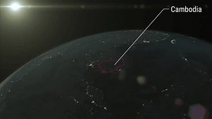 Map Cambodia Revealed On Surface Earth Stock Footage Video (100% Royalty-free) 3635287223 | Shutterstock