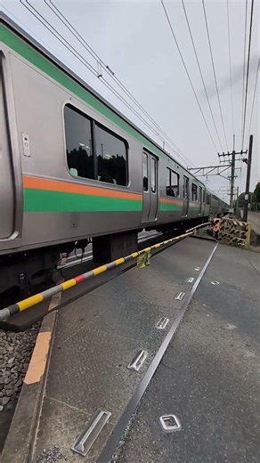 JR高崎線231系 踏切通過#通過シーン #高崎線 #231系 #jr東日本 #鉄道