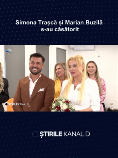 Fosta vedetă de televiziune Simona Trașcă s-a căsătorit civil! Ea și alesul inimii sale, artistul Marian Buzilă, au spus „Da