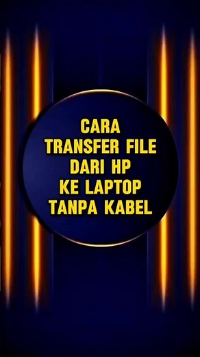 CARA KIRIM FILE DARI HP KE LAPTOP TANPA KABEL