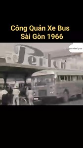 Bến xe bus Sài Gòn 1966 | Saigon miền ký ức