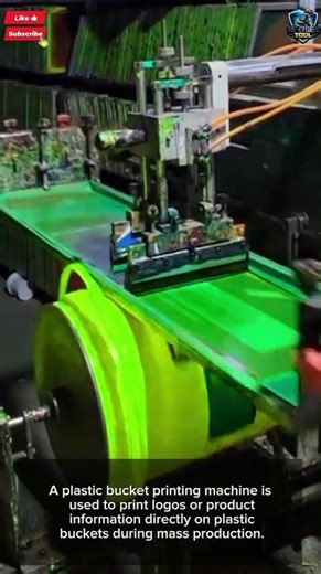 Plastic Bucket Printing Tool Machine for Logo Production#tool