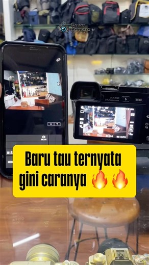 Cara mirorring kamera sony ke hp/tablet 🔥🤩 #kameramirrorless #kamerasony #mirorring #kamerajogja