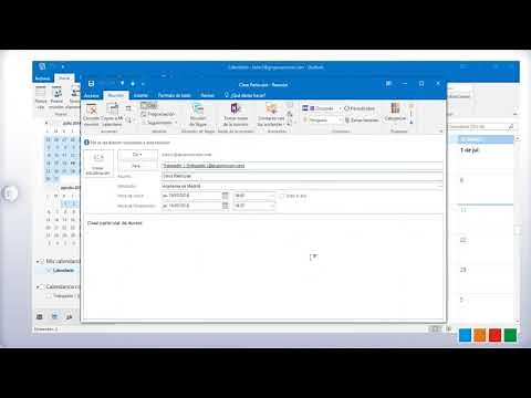 #Creación y edición de citas reuniones en el Calendario de Outlook
