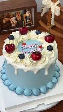 Happy Birthday Cake #handmade #cake #nahlahrsl #asmr #shorts