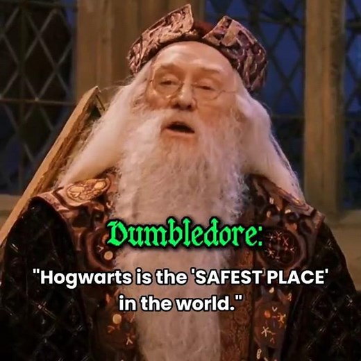 Hogwarts is the safest place(!) 🤣 #harrypotter #harrypotteredit #hogwarts #dumbledore #dracomalfoy
