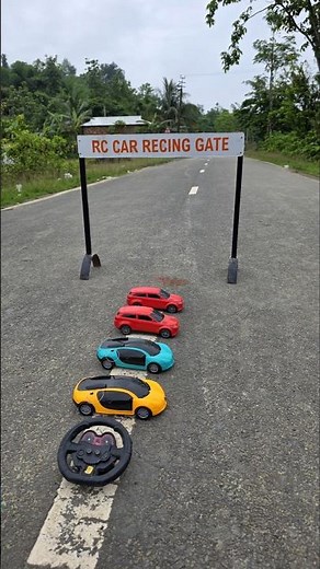 Mini RC Car Fast Racing Under The Gate 🏁🔥