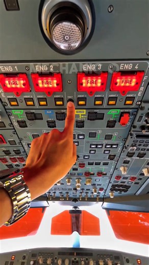 249K views · 2.9K reactions | ✅️ Airbus 340 engine fire test ✈️ . An...