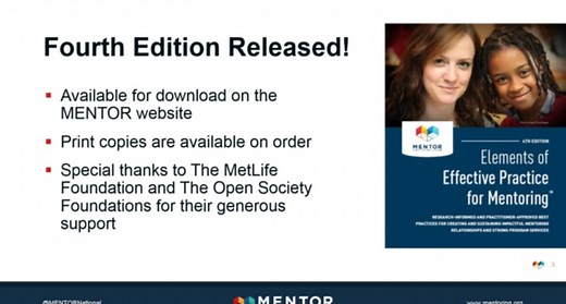 Introduction to the Elements of Effective Practice for Mentoring™, Fourth Edition
